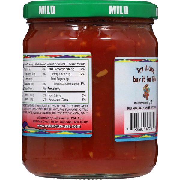 Red Cactus Salsa, Mild