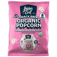 LesserEvil Organic Popcorn, Snack Pack, Himalayan ...
️