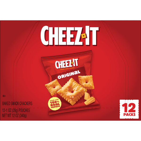 Cheez-It Original Cheese Crackers, Baked Snack Crackers, Grab n&