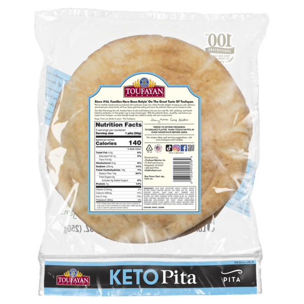 Toufayan Bakeries Keto Pita Bread
