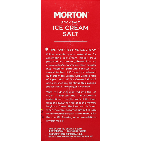 Morton Ice Cream Salt
