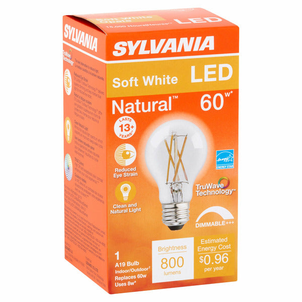 Sylvania Natural Led 60w Soft White A19 Bulb