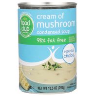 Food Club Cream Of Mushroom 98% Fat Free Condensed...
️ DestGlow