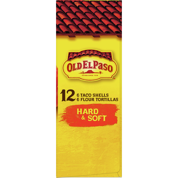 Old El Paso Taco Shells & Flour Tortillas, Hard & Soft