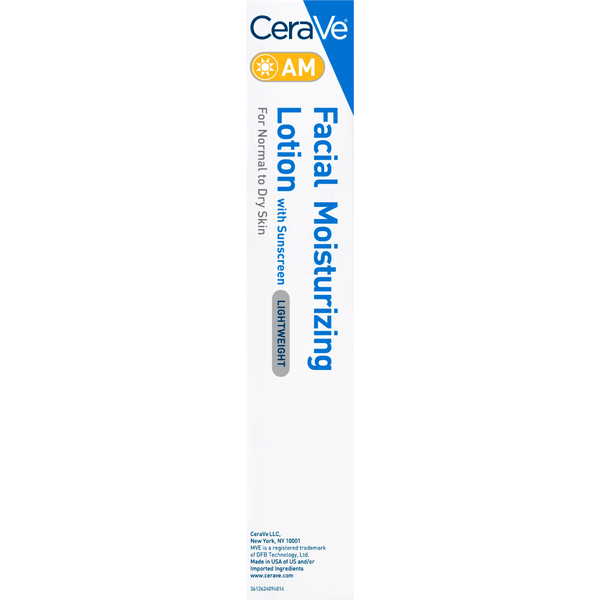 CeraVe AM Facial Moisturizing Lotion Broad Spectrum SPF 50