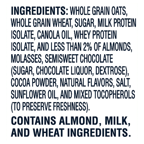 Quaker Protein Oats, Chocolate & Almonds Granola