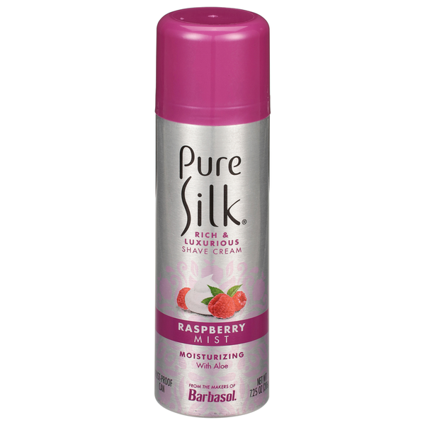 Pure Silk Shave Cream, Raspberry Mist, Rich & Luxurious