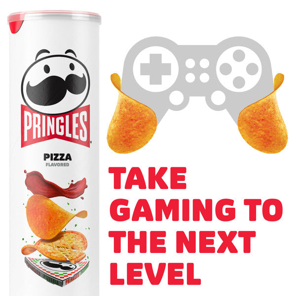 Pringles Pizza Potato Crisps Chips, Lunch Snacks, 5.5 oz DestGlow