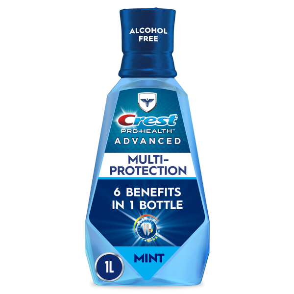 Crest Pro-Health Advanced Alcohol Free Extra Deep Clean Mouthwash, Fresh