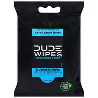 Dude Wipes Flushable Wipes, Extra Large️