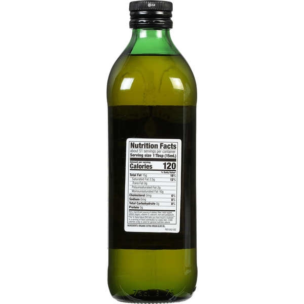 Spectrum Extra Virgin Olive Oil, Organic