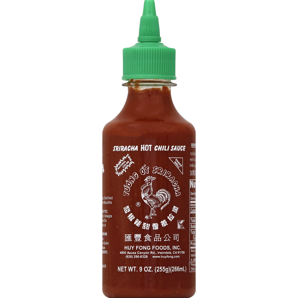 Huy Fong Foods Chili Sauce, Sriracha, Hot