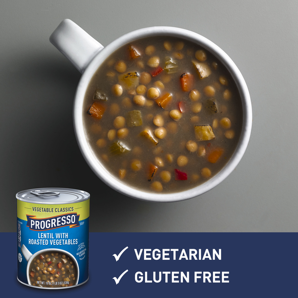 Progresso Lentil With Roasted Vegetables Soup