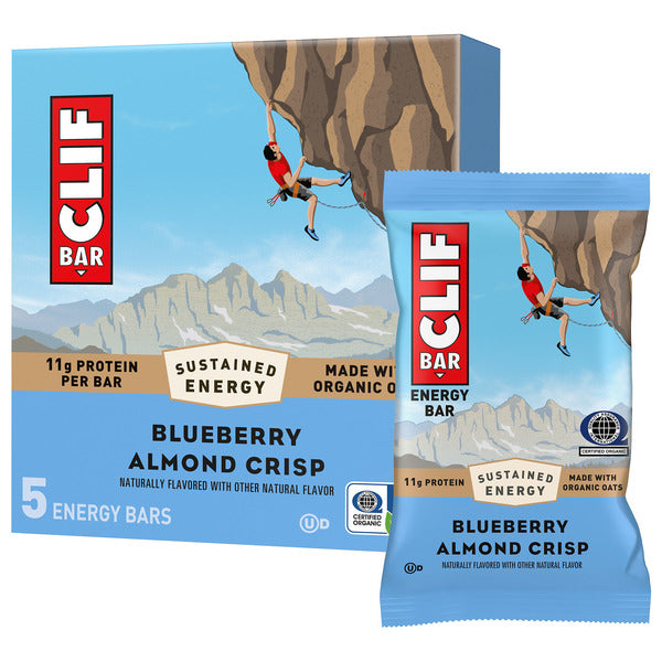 CLIF BAR Energy Protein Bars, Blueberry Almond Crisp, Non-Gmo 12 oz