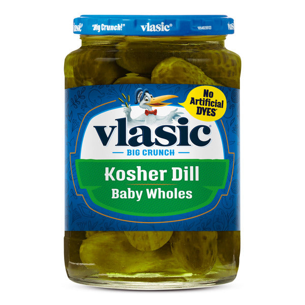 Vlasic Kosher Dill Baby Wholes Pickles, Keto Friendly