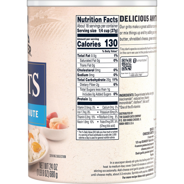 Quaker Grits, Quick 5-Minute