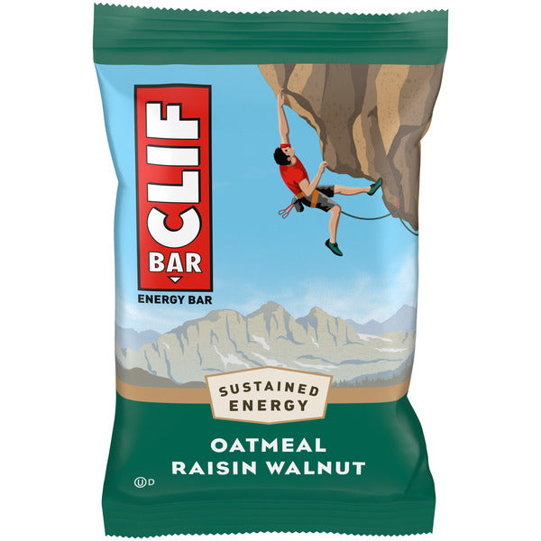 CLIF BAR Oatmeal Raisin Walnut Energy Bar, Non-Gmo, Plant Based Protein Bars