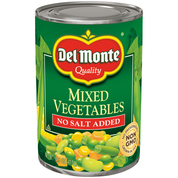 Del Monte No Salt Added Mixed Vegetables