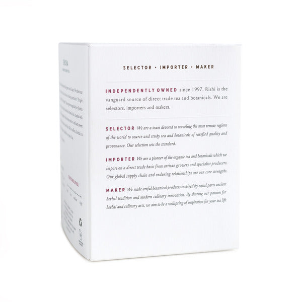 Rishi Tea & Botanicals Elderberry Healer, Tea Sachets