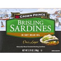 Crown Prince Sardines, Brisling, in Soy Bean Oil, ...
️ DestGlow