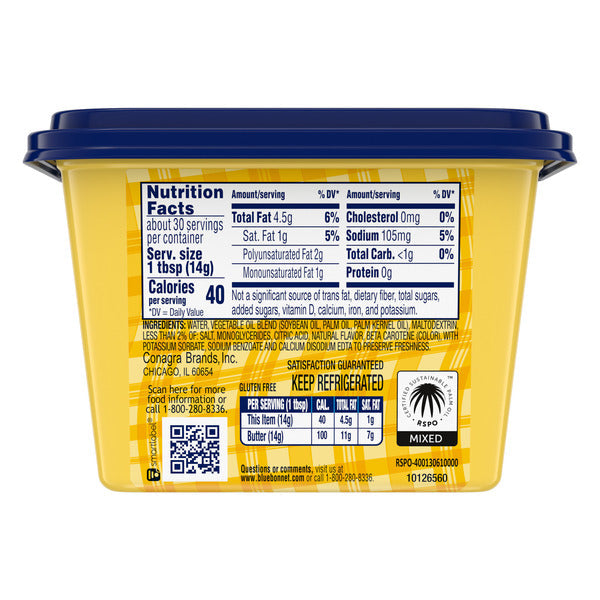 Bluebonnet Vegetable Oil Spread
