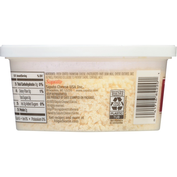 Frigo Parmesan Cheese, Fresh Grated