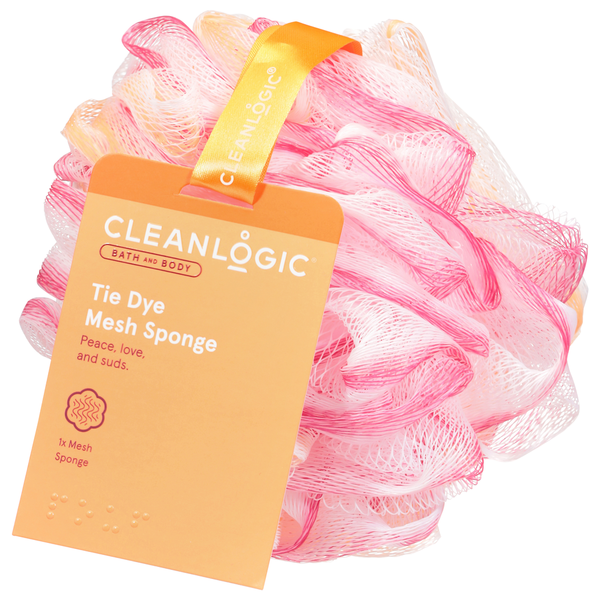 Cleanlogic Body Care Bath and Body Tie Dye Mesh Sponge