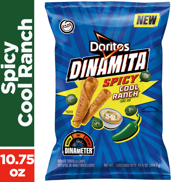 Doritos Dinamita Tortilla Chips Spicy Cool Ranch Flavor