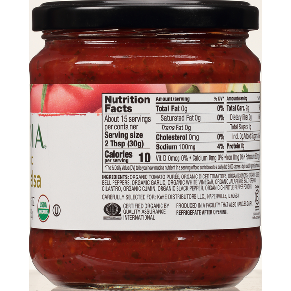 CADIA Salsa, Organic, Mild