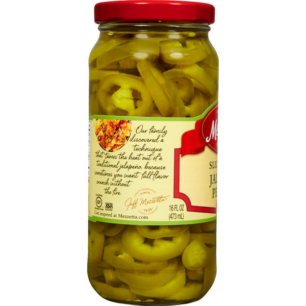 Mezzetta Sliced Tamed™ Jalapeño Peppers