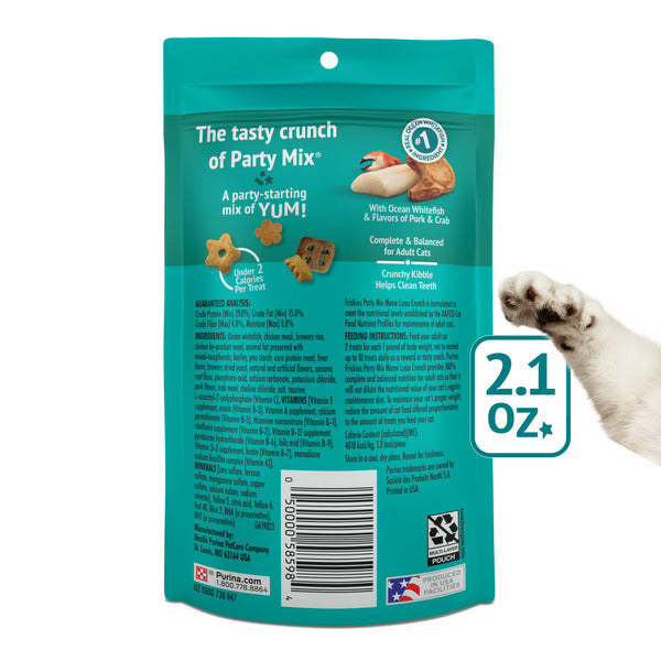 Purina Friskies Cat Treats, Party Mix Meow Luau Crunch