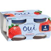 Yoplait Oui French Style Strawberry Whole Milk Yog...
️ DestGlow