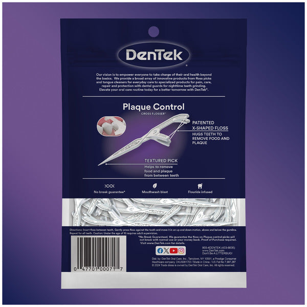 DenTek X-Shaped Flosser Plaque Control