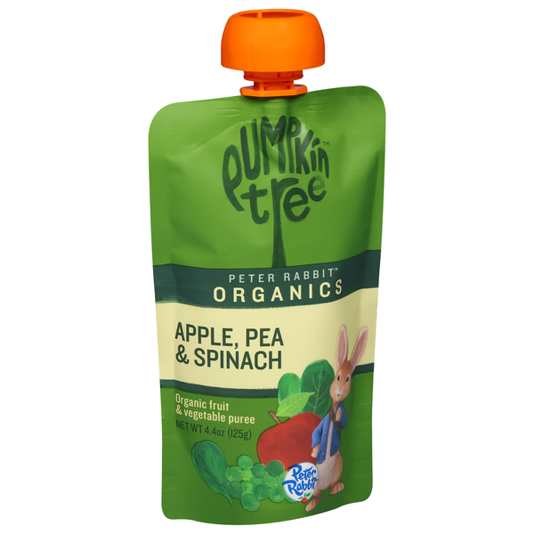 Pumpkin Tree Fruit & Vegetable Puree, Organic, Apple, Pea & Spinach