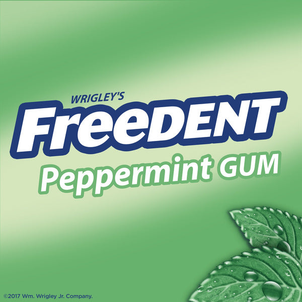 Freedent Peppermint Chewing Gum Single Pack Stick
