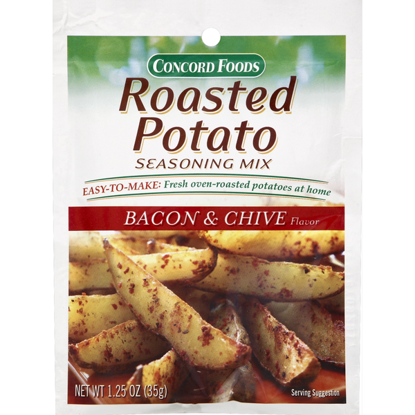 Concord Foods Seasoning Mix, Roasted Potato, Bacon & Chive Flavor