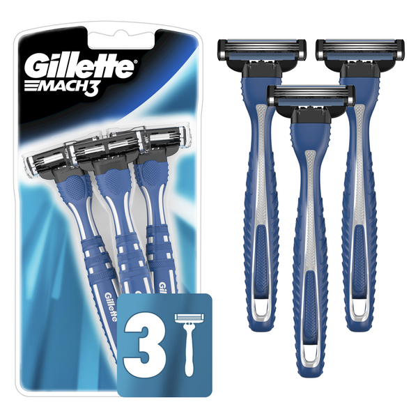 Gillette Mach3 Men’s Disposable Razors