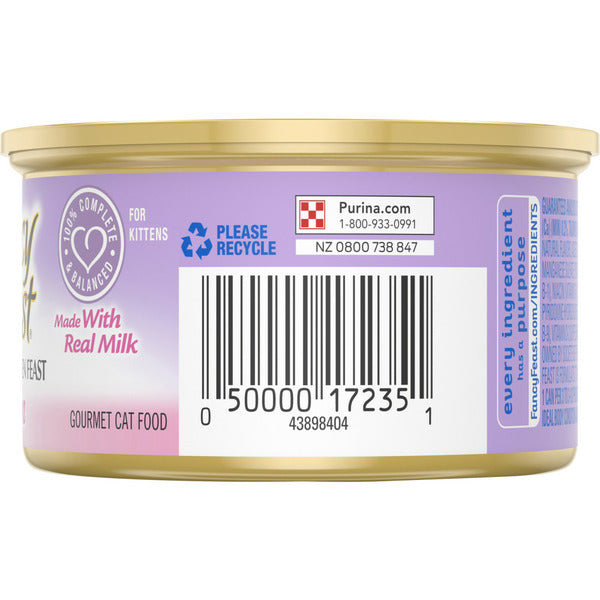 Purina Fancy Feast Grain Free Pate Wet Kitten Food, Tender Chicken Feast