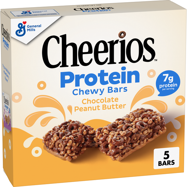 Cheerios Protein Chewy Snack Bars Chocolate Peanut Butter