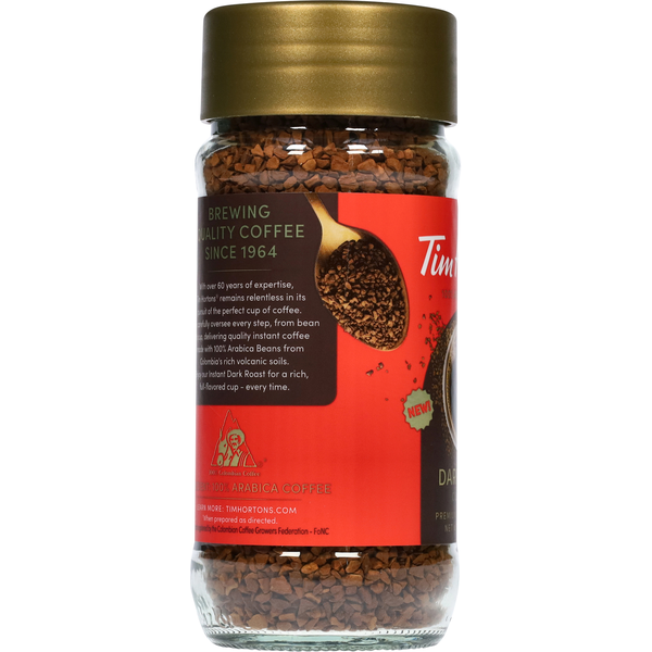 Tim Hortons 100% Arabica Dark Roast Colombian Premium Instant Coffee