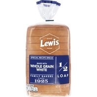 Lewis Bake Shop Whole Grain White Half Loaf Bread️
