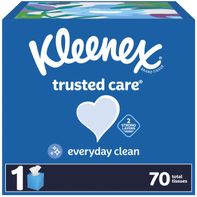 Kleenex Trusted Care Facial Tissues Cube Box 2 Ply️