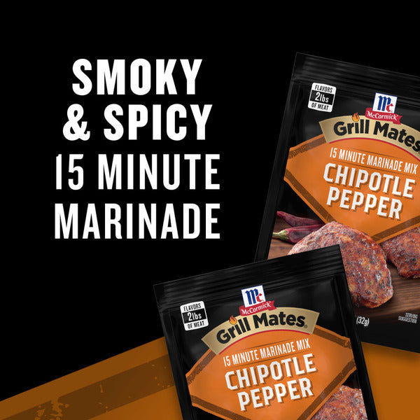 McCormick® GRILL MATES Chipotle Pepper Marinade Seasoning Mix