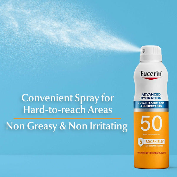 Eucerin Advanced Hydration SPF 50 Sunscreen Spray