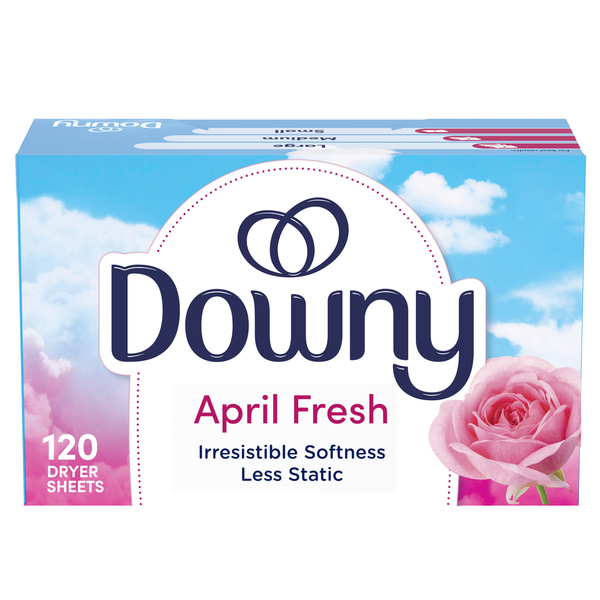 Downy Fabric Softener Dryer Sheets, April Fresh
