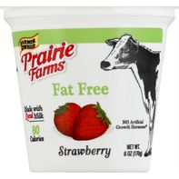 Prairie Farms Yogurt, Fat Free, Strawberry, Blende...
️