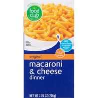 Food Club Macaroni & Cheese Dinner, Original️