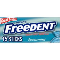 Freedent Spearmint Chewing Gum Single Pack Stick️