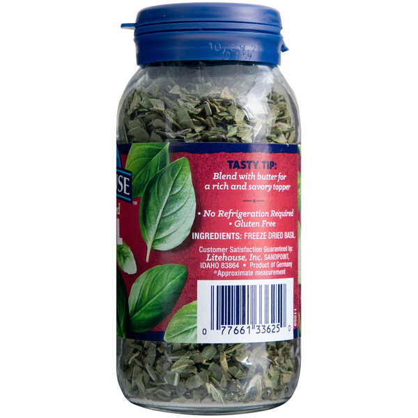 Litehouse Herb, Freeze -Dried Basil