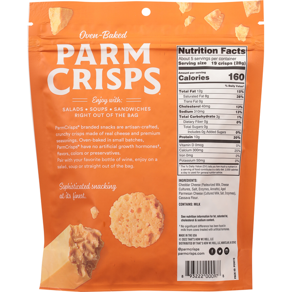 ParmCrisps Cheddar Cheese Snack Value Size